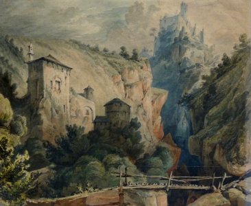 Johann-Friedrich Helmsdorf-Paysage du Tyrol