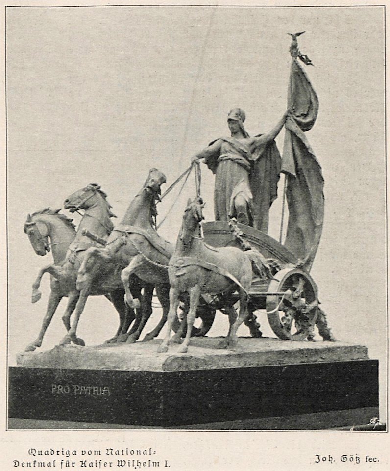Johannes Götz - Quadriga vom Kaiser-Wilhelm-Nationaldenkmal
