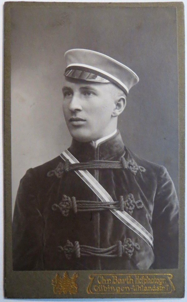 Johannes Hinrichsen, Turnerschaft Palatia, Tübingen, 1911