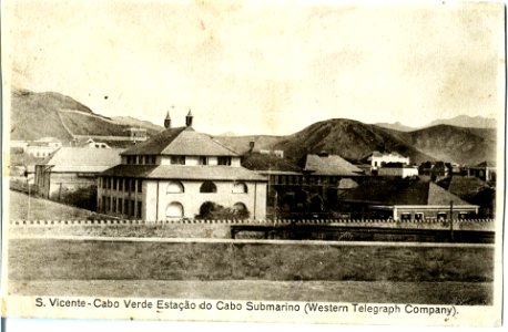 JRD - S. Vicente, Cabo Verde – Estação do Cabo Submarino (Western Telegraph Company)