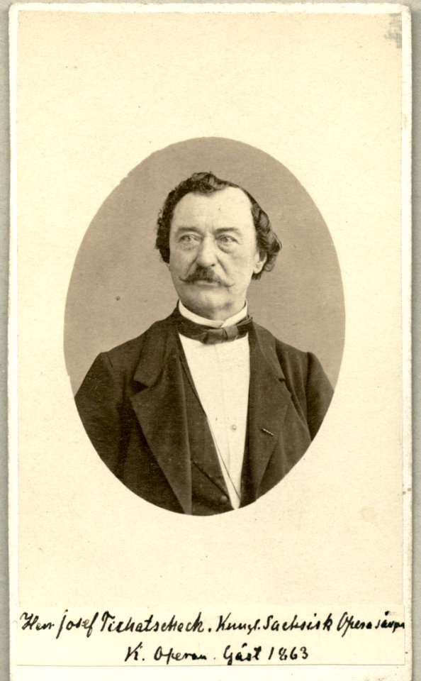 Josef Tichatscheck, porträtt - SMV - H8 134