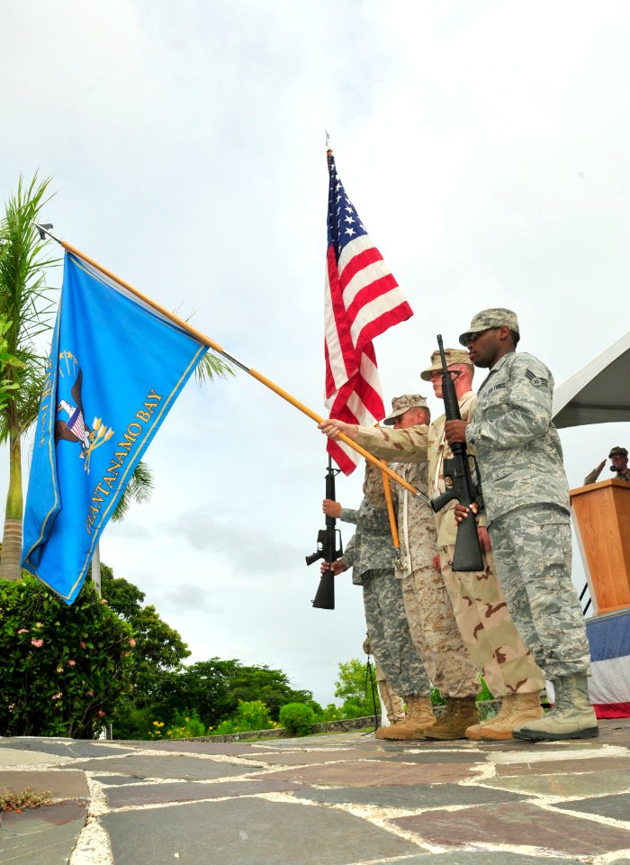 JTF Guantanamo change of command 110824-N-RF645-034