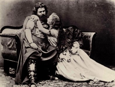 Joseph Albert - Ludwig und Malwine Schnorr von Carolsfeld - Tristan und Isolde, 1865f photo
