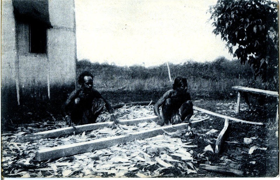 JRD - Timor Português – Carpinteiros indigenas