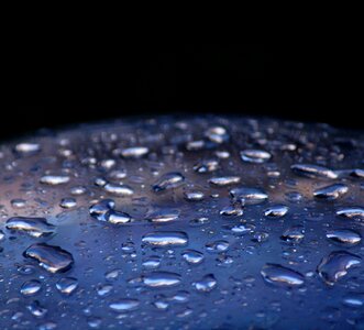 Water raindrops solar panel