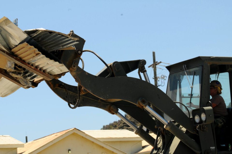 JTF GTMO Seabees tear down sea huts 110426-N-AT101-091