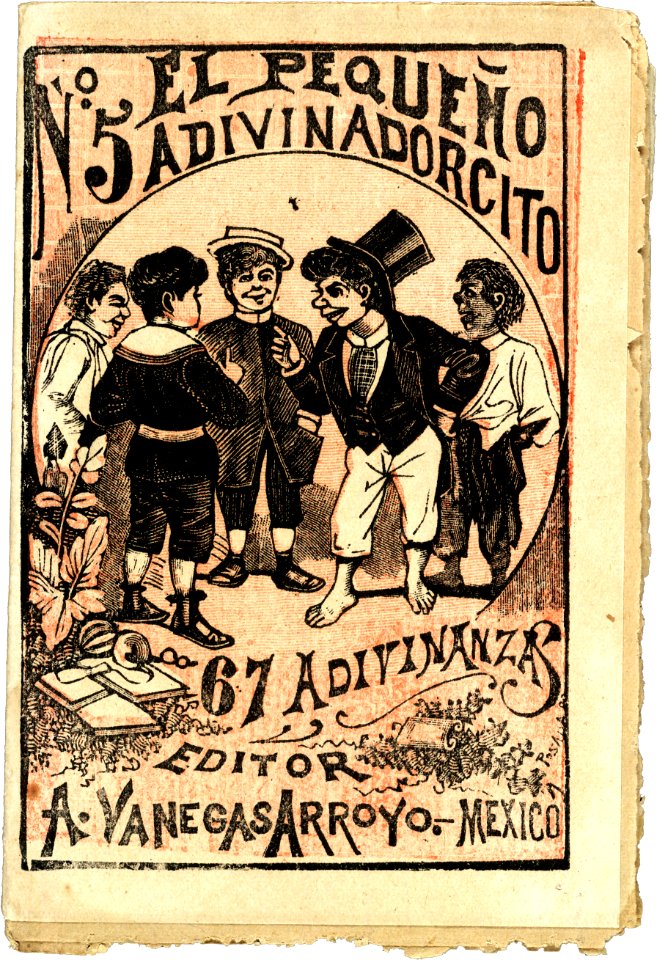 José Guadalupe Posada, El pequeño adivinadorcito, chapbook cover, ca. 1900