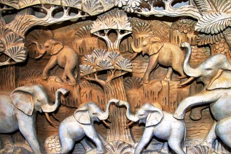 Animals elephants model