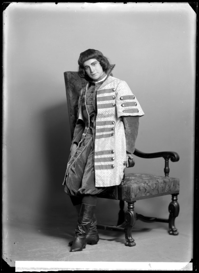 Judith Hörndahl in Boris Godunov at Kungliga Operan 1911 - SMV - NH049