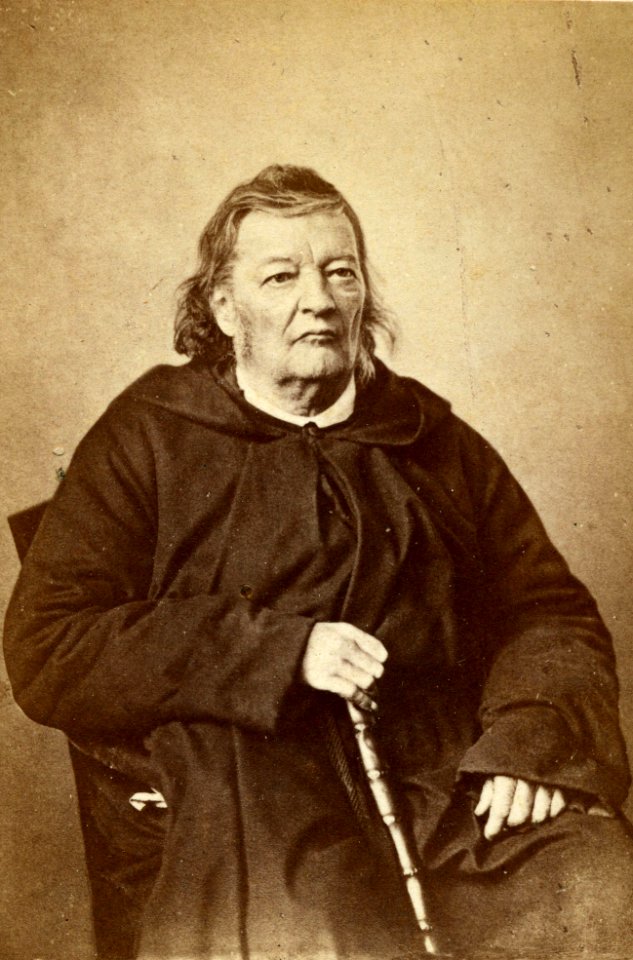Justinus Kerner Altersbild - signiert (cropped)