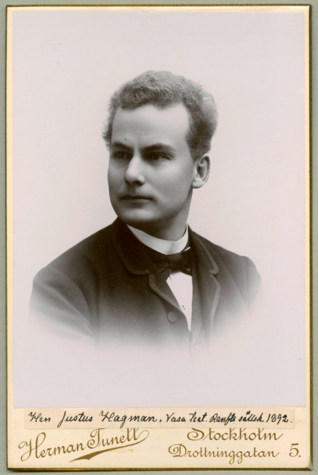 Justus Hagman, porträtt - SMV - H3 142