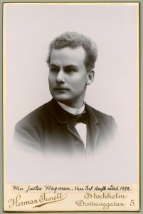 Justus Hagman, porträtt - SMV - H3 142