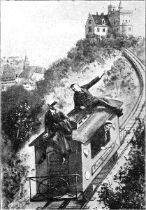 JW Hornung - Bergbahn zum Corpshaus der Rhenania (TR479)
