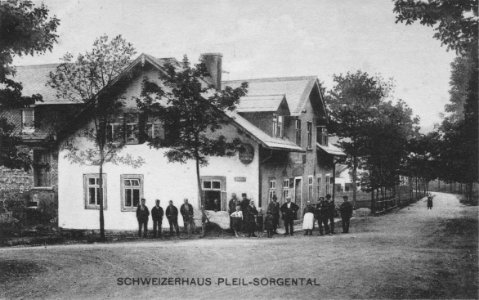 Jöhstadt Pleil Sorgenthal Gasthaus Schweizerhaus 1920