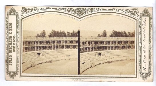 Julio Michaud E Hijo c1860 n21 Circo de los toros del paseo