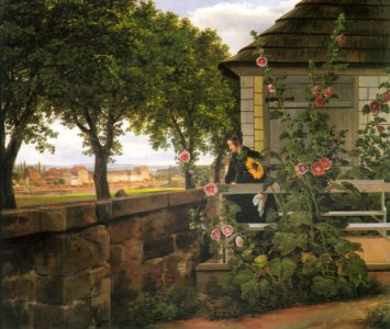 Julie Vogel i hagen 1825-1828