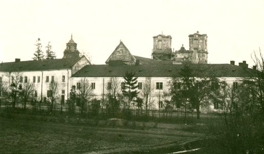 Jędrzejów - archiopactwo cystersów - pałac opacki - fot. ok. 1915