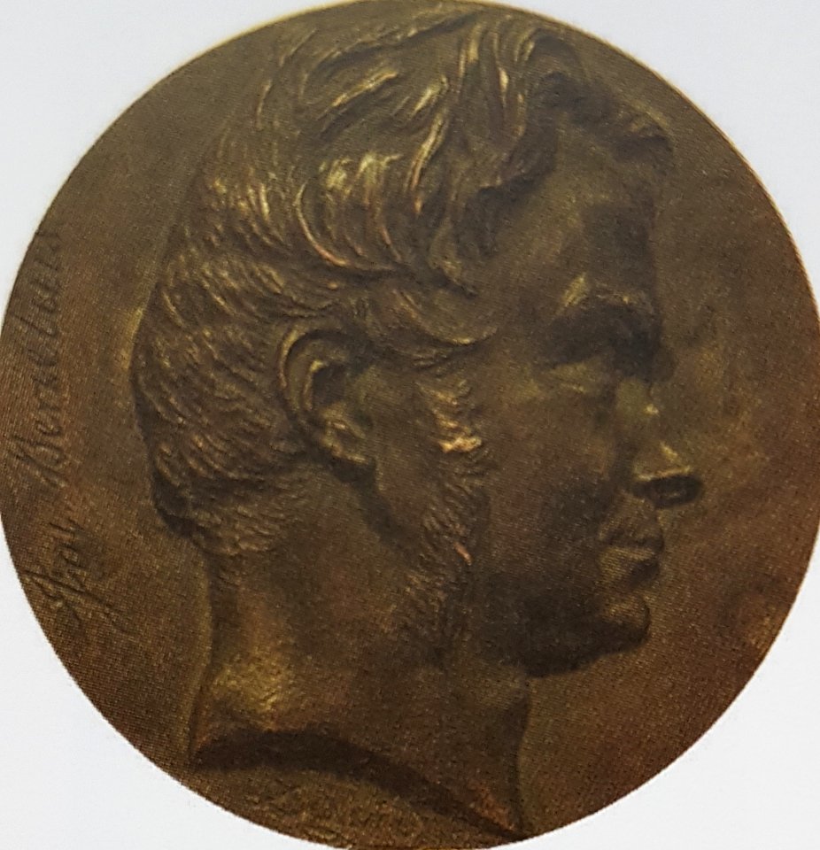 Jöns Jacob Berzelius x Jean David d'Angers brons1