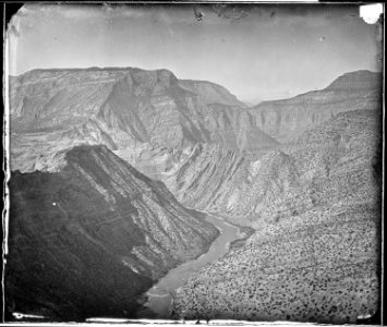 Junction of Yampa and Green River Canyons. Northern Colorado - NARA - 519481