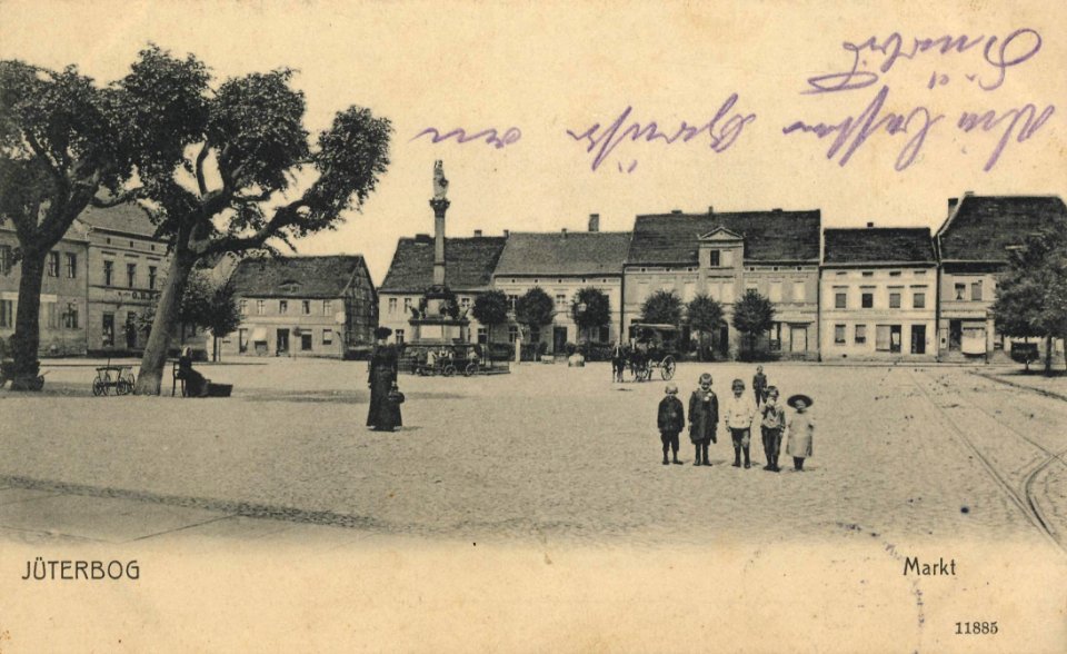 Jüterbog, Brandenburg - Marktplatz (Zeno Ansichtskarten)