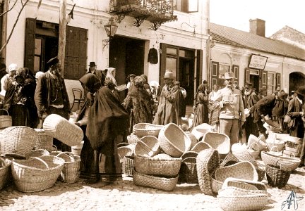 Jędrzejów. Rynek, 1916