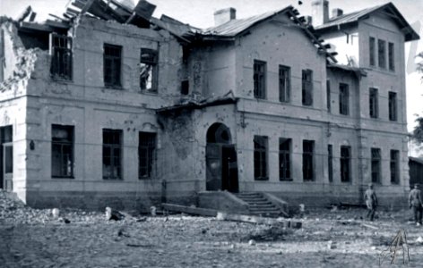 Jędrzejów. Dworzec kolejowy - IX.1939