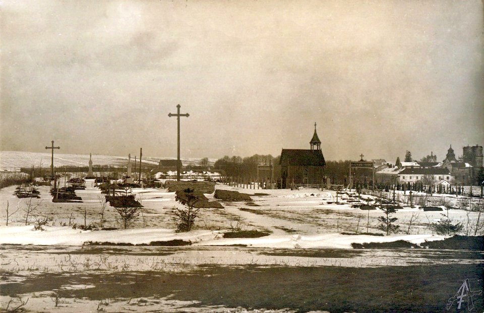 Jędrzejów. Podklasztorze. Cmentarz, 1915