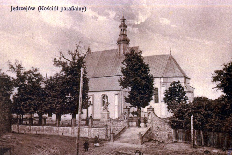 Jędrzejów. Kościół parafialny, 1912