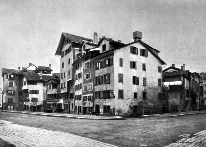 Kappelergasse Fraumünsterstrasse 1890