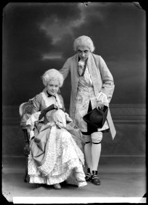 Karin and Gustaf Molander in Rococo at Intima teatern 1912 - SMV - GM049