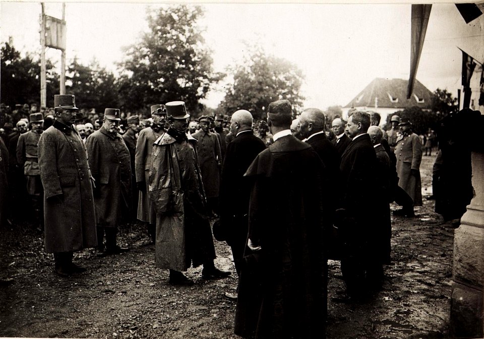 Karl I. besucht das Gruppenkommando von General Gerok, 16.6.1917 (BildID 15565590)