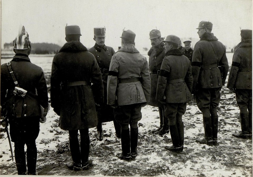 Karl I. besucht die in Altbunzlau und Brandeis stationierten Lothringer Dragoner, 26.3.1917 (BildID 15551428)