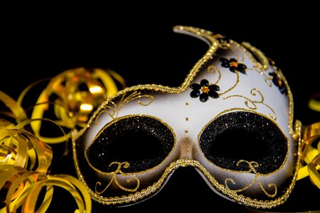 Venetian mask secret venice photo