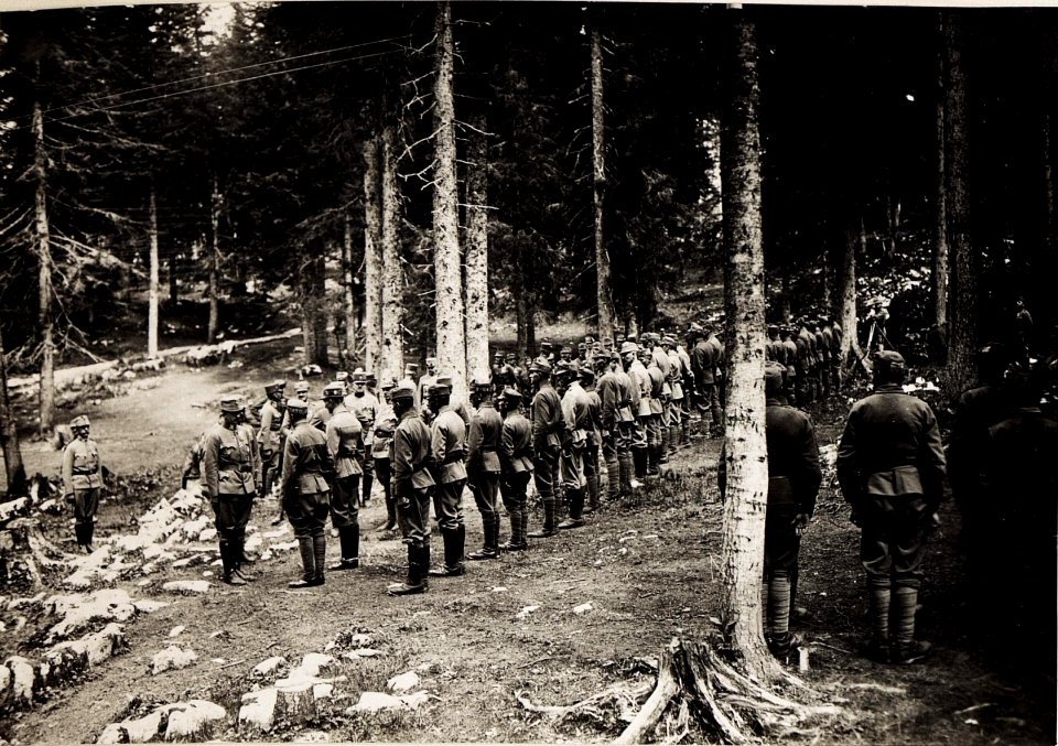 Karl I. während seines Besuchs in Südtirol am 26.6.1917 (BildID 15565807)