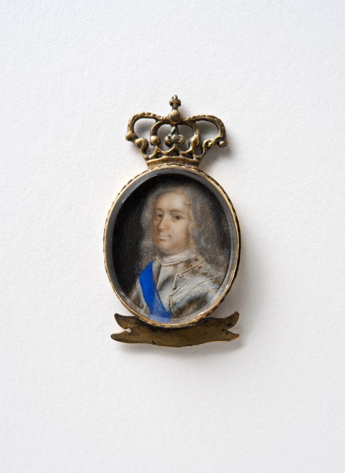 Karl (1654-1730), lantgreve av Hessen-Kassel, gift med Maria Amalia, prinsessa av Kurland - Nationalmuseum - 174902