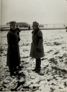 Karl I. besucht die in Altbunzlau und Brandeis stationierten Lothringer Dragoner, 26.3.1917 (BildID 15551386)