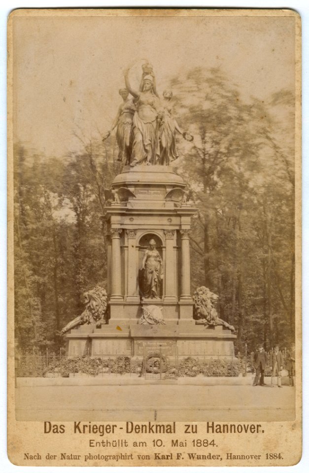 Karl F. Wunder Das Krieger-Denkmal zu Hannover Enthüllt am 10. Mai 1884