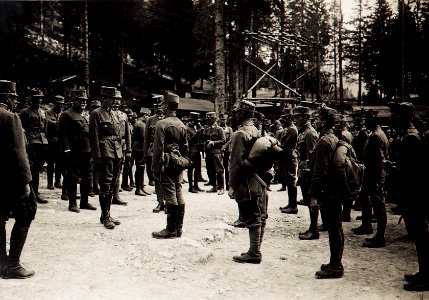 Karl I. während seines Besuchs in Südtirol am 26.6.1917 (BildID 15565751)