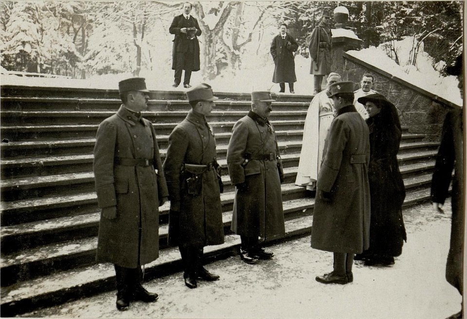 Karl I. und Zita in Innsbruck, 19.1.1917 (BildID 15551120)