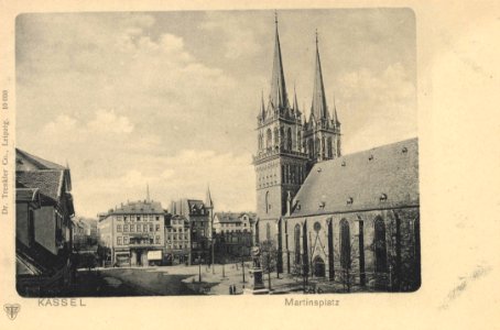 Kassel, Hessen - Martinsplatz (Zeno Ansichtskarten) photo