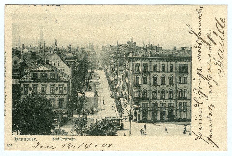 Karl F. Wunder PC 0696 Hannover. Schillerstraße. I