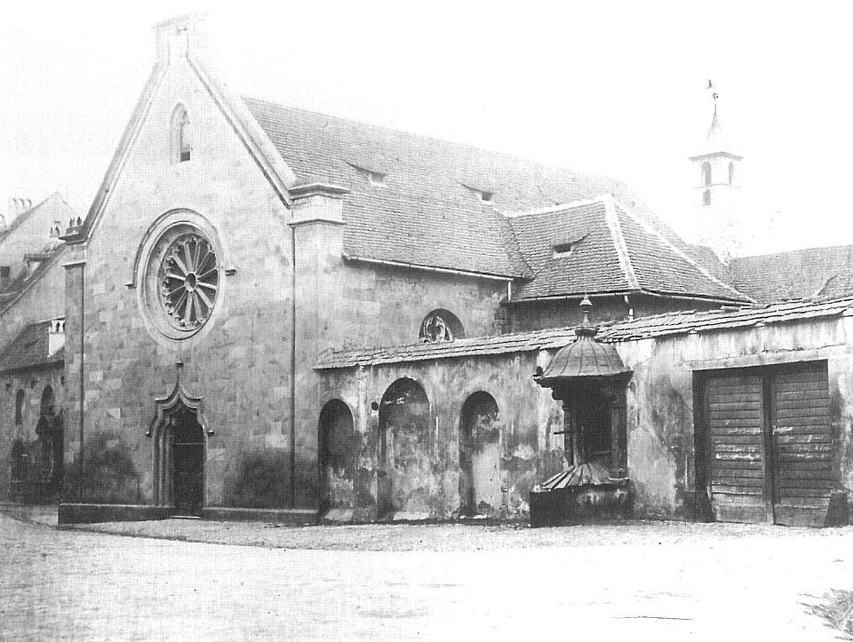 Kapuzinerkirche Bamberg ca 1858