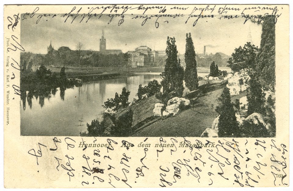 Karl F. Wunder PC 0769 Hannover. Aus dem neuen Maschpark
