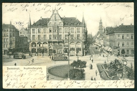 Karl F. Wunder PC 0915 Hannover. Aegidienthorplatz. Bildseite