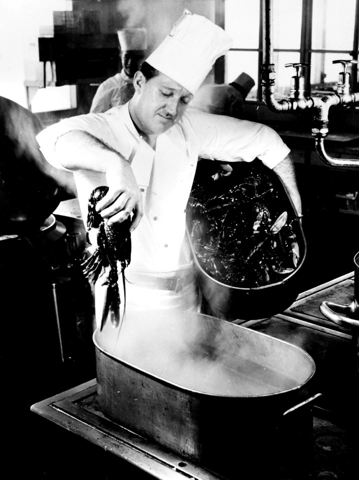 Kastrup Airport CPH, Copenhagen. Flight kitchen 1950s, 1960s (2)