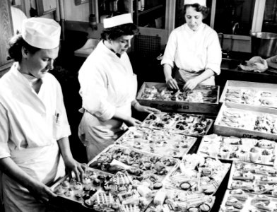Kastrup Airport CPH, Copenhagen. Flight kitchen 1950s, 1960s (7)