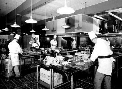 Kastrup Airport CPH, Copenhagen. Flight kitchen 1950s, 1960s (3)