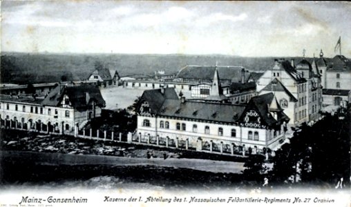 Kaserne Gonsenheim 1902 photo