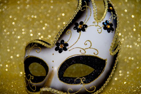 Venetian masquerade ornament photo