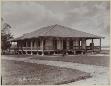 KITLV - 7525 - Lambert & Co., G.R. - Singapore - Mosque in Muar in the Straits Settlements - circa 1900